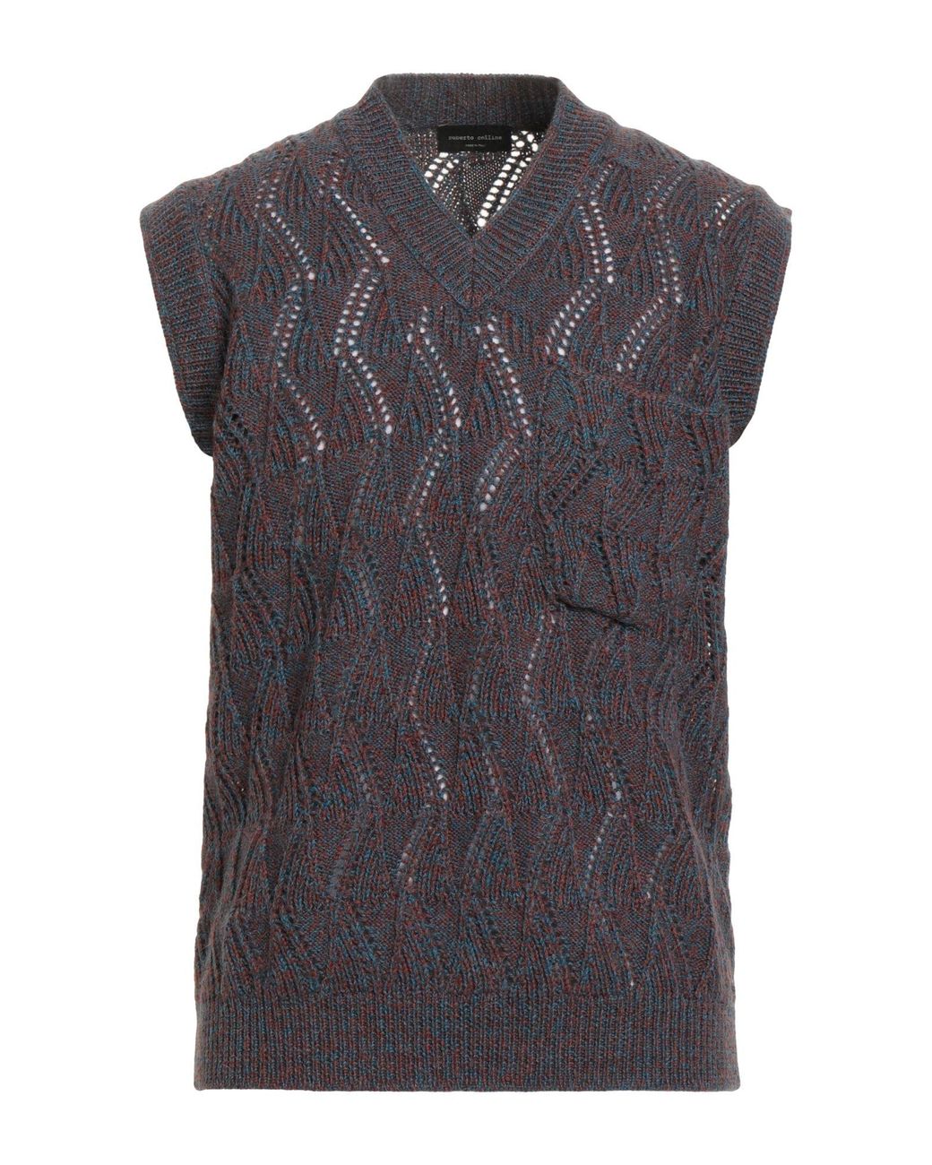 Roberto Collina Gray Jumper for men