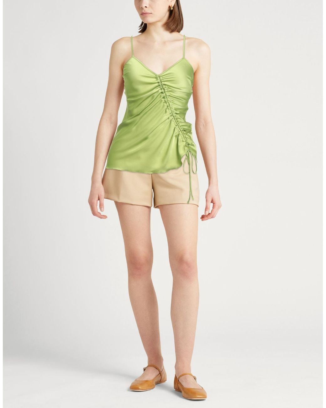 Liu Jo Green Top Polyester, Elastane