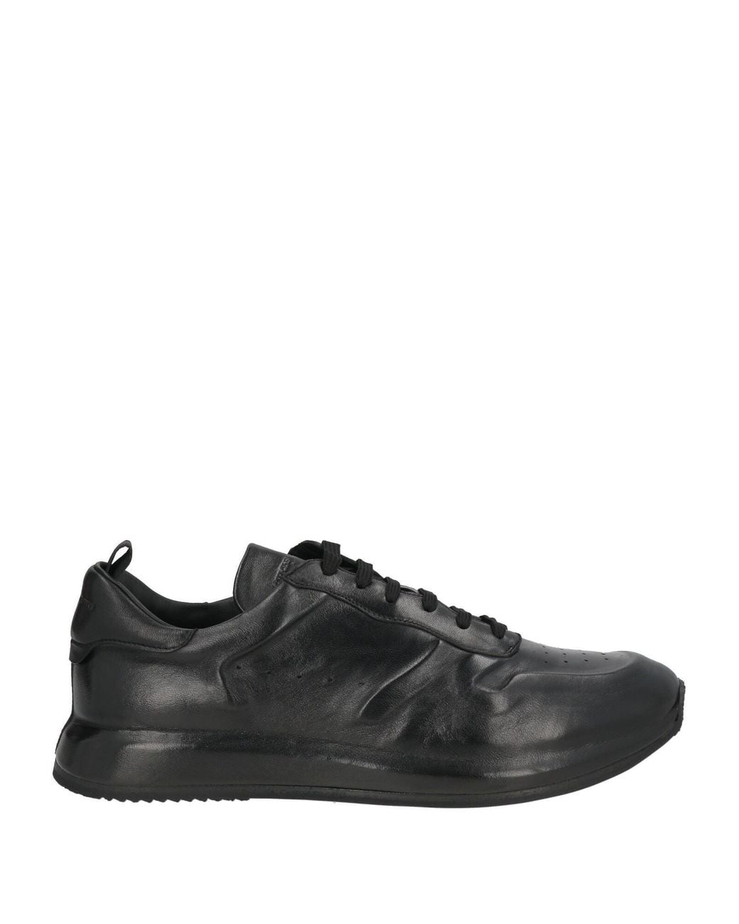 Officine Creative Black Sneakers Leather for men
