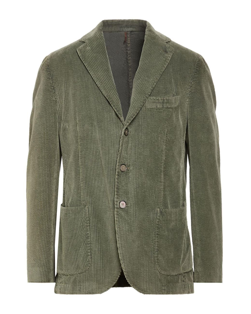 Santaniello Green Blazer Cotton for men