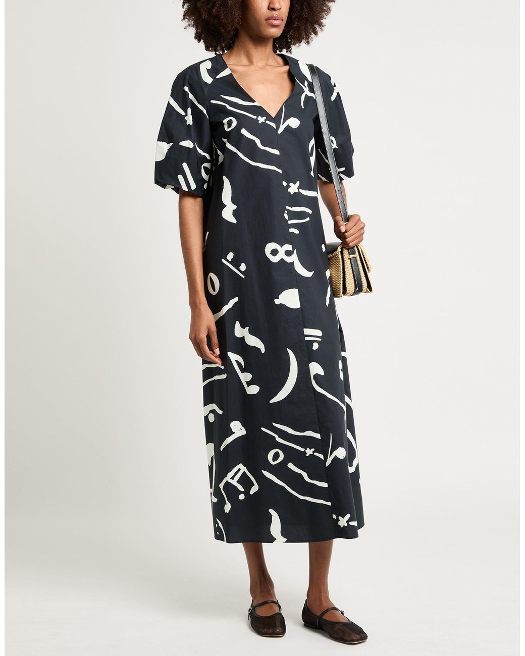 Alysi Black Maxi Dress