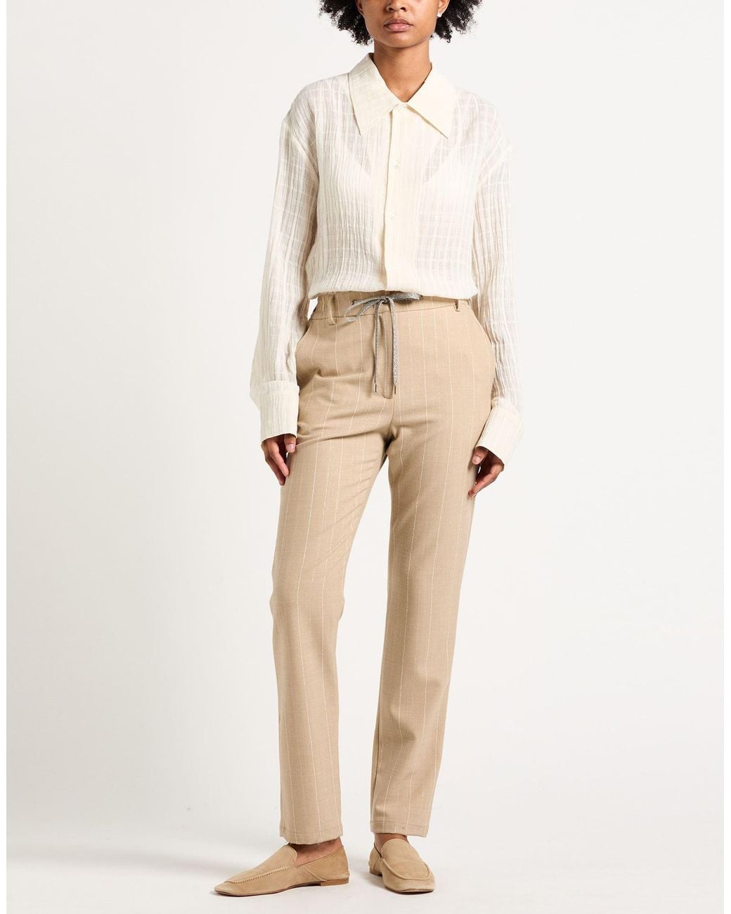 Eleventy Natural Trouser