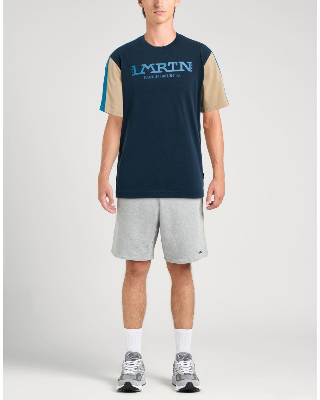 La Martina Blue T-Shirts for men