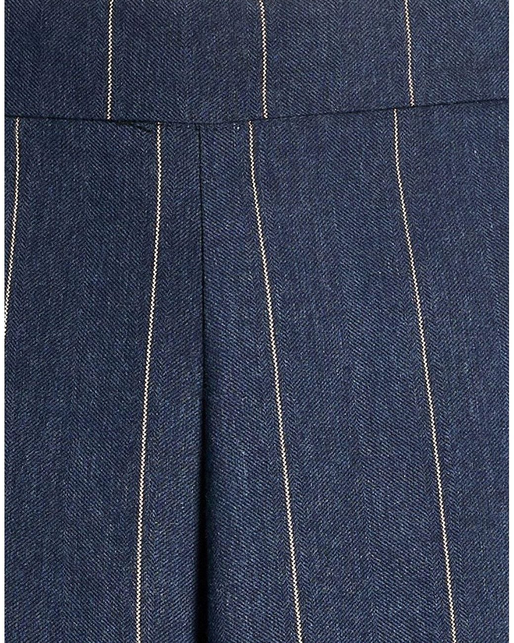 Siste's Blue Midnight Pants Viscose, Polyester