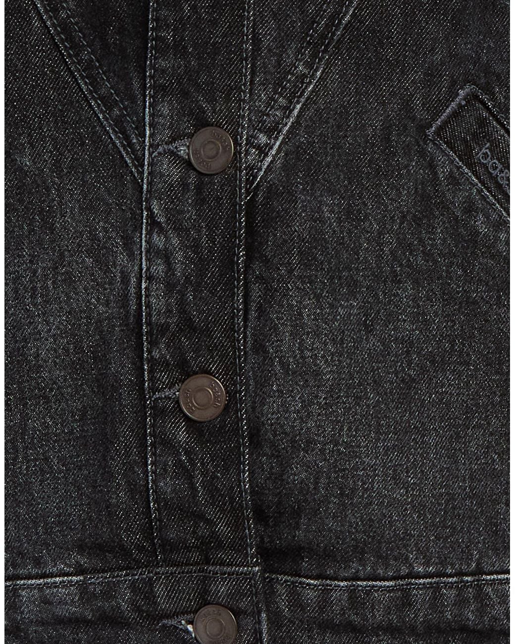 Ba&sh Black Denim Outerwear Cotton
