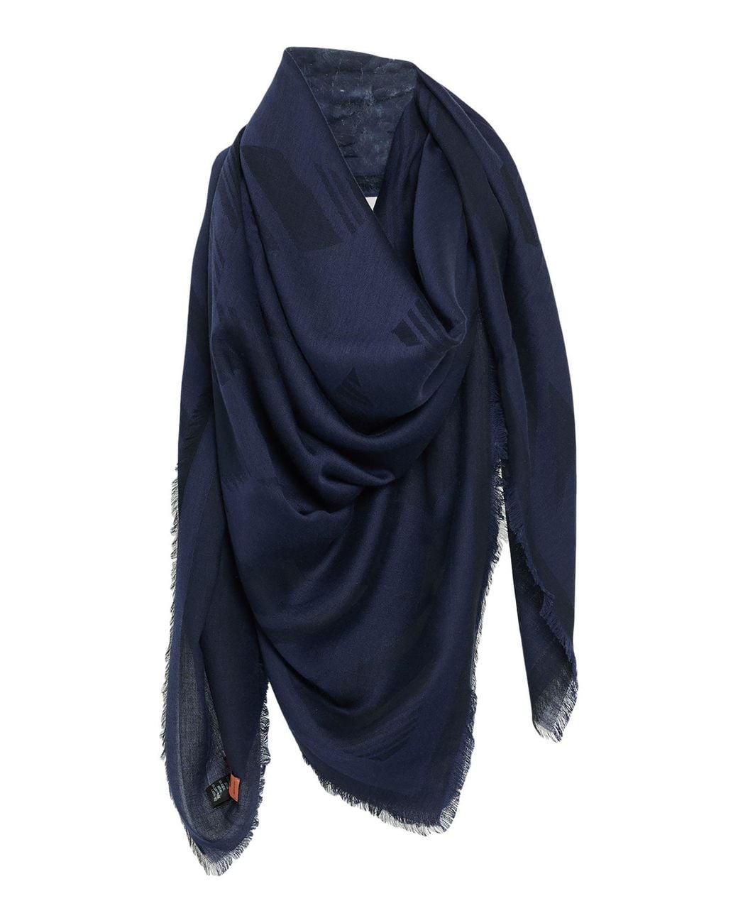 Missoni Blue Scarf Cotton, Modal, Cashmere for men