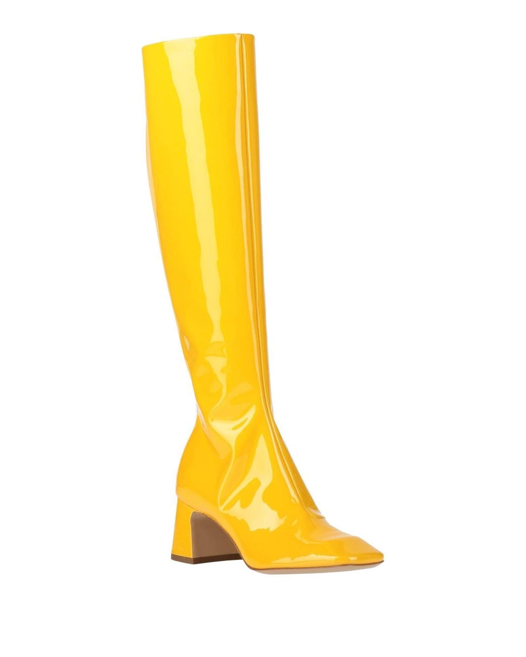 Moschino Yellow Marigold Boot Leather