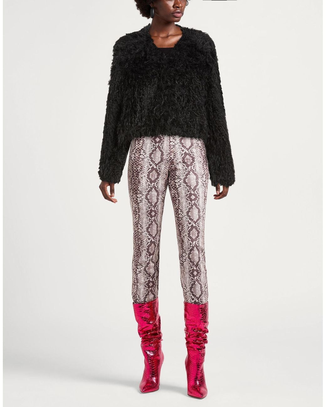 Berna Black Shearling & Teddy