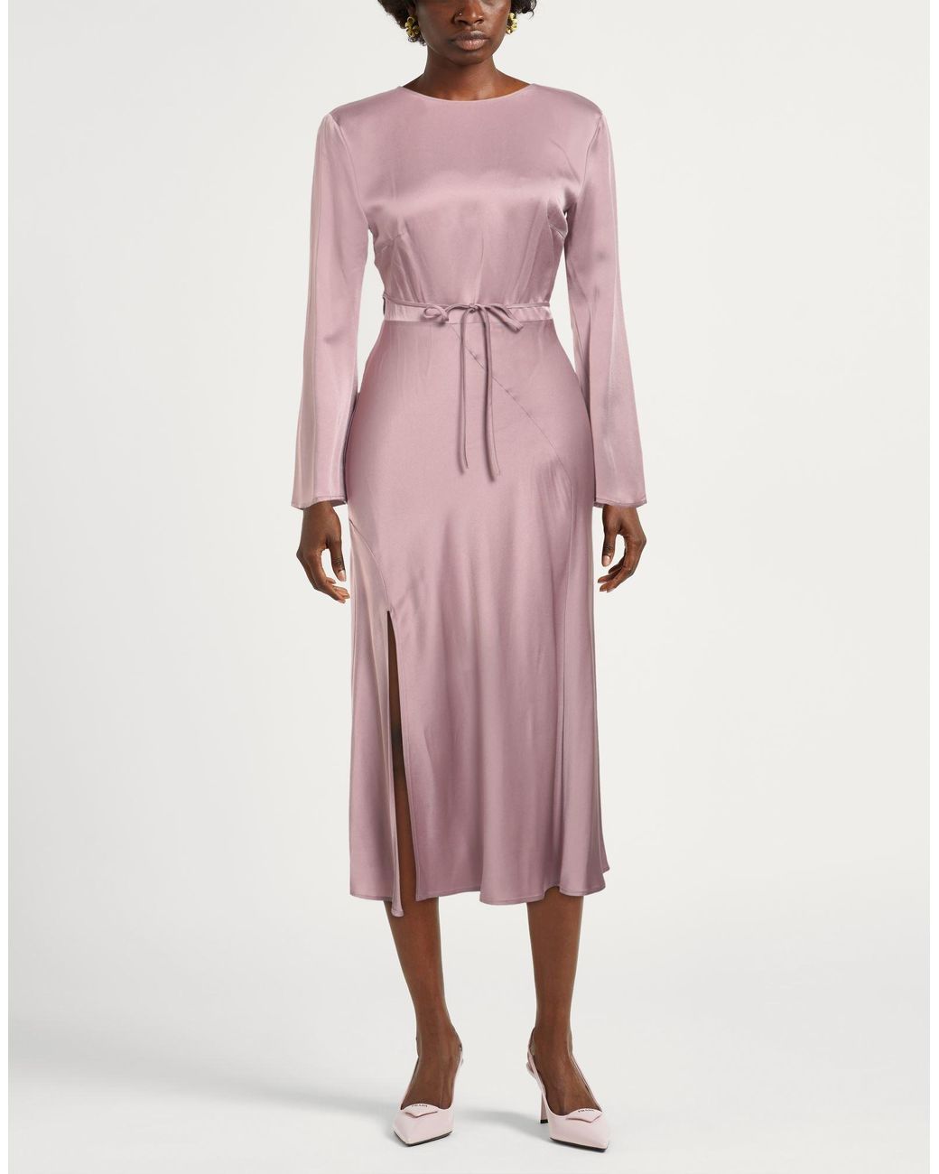 Semicouture Pink Maxi Dress