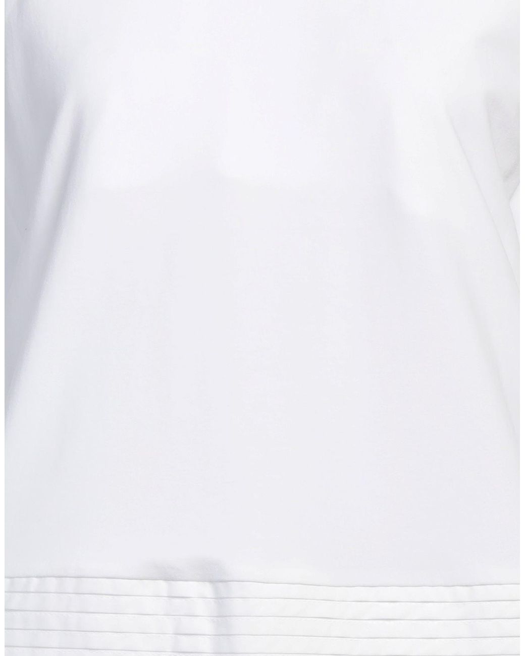 Alpha Studio White Top Cotton, Elastane