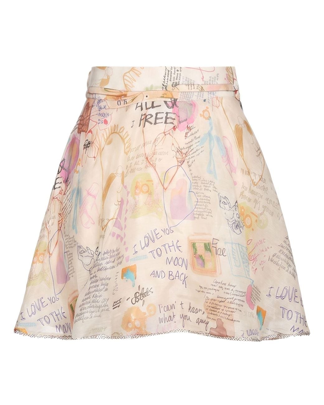 Zimmermann Natural Shorts & Bermuda Shorts