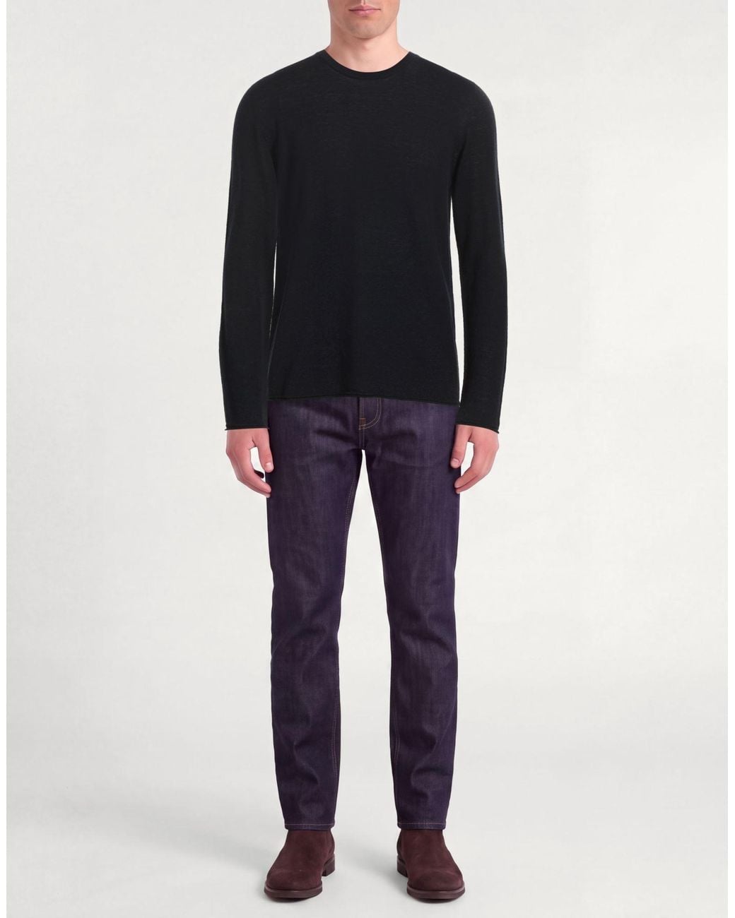 Roberto Collina Pullover in Blue für Herren