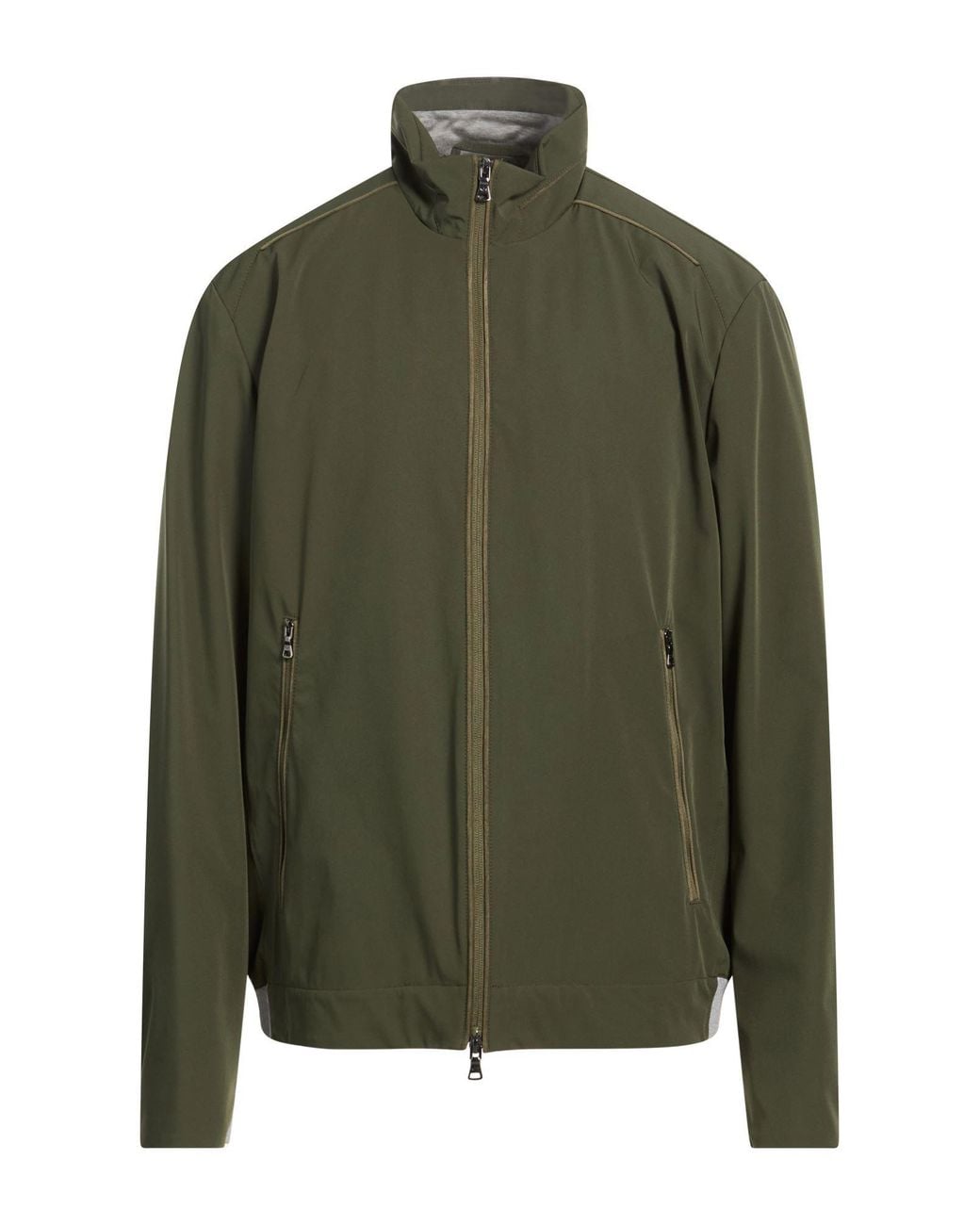 Paul & Shark Green Military Jacket Polyester, Elastane for men