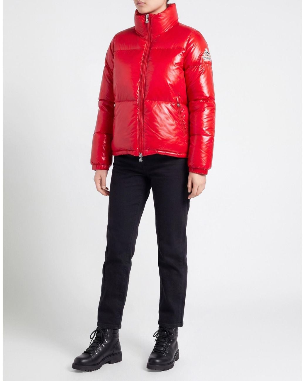 Pyrenex Red Puffer Polyamide, Recycled Polyamide
