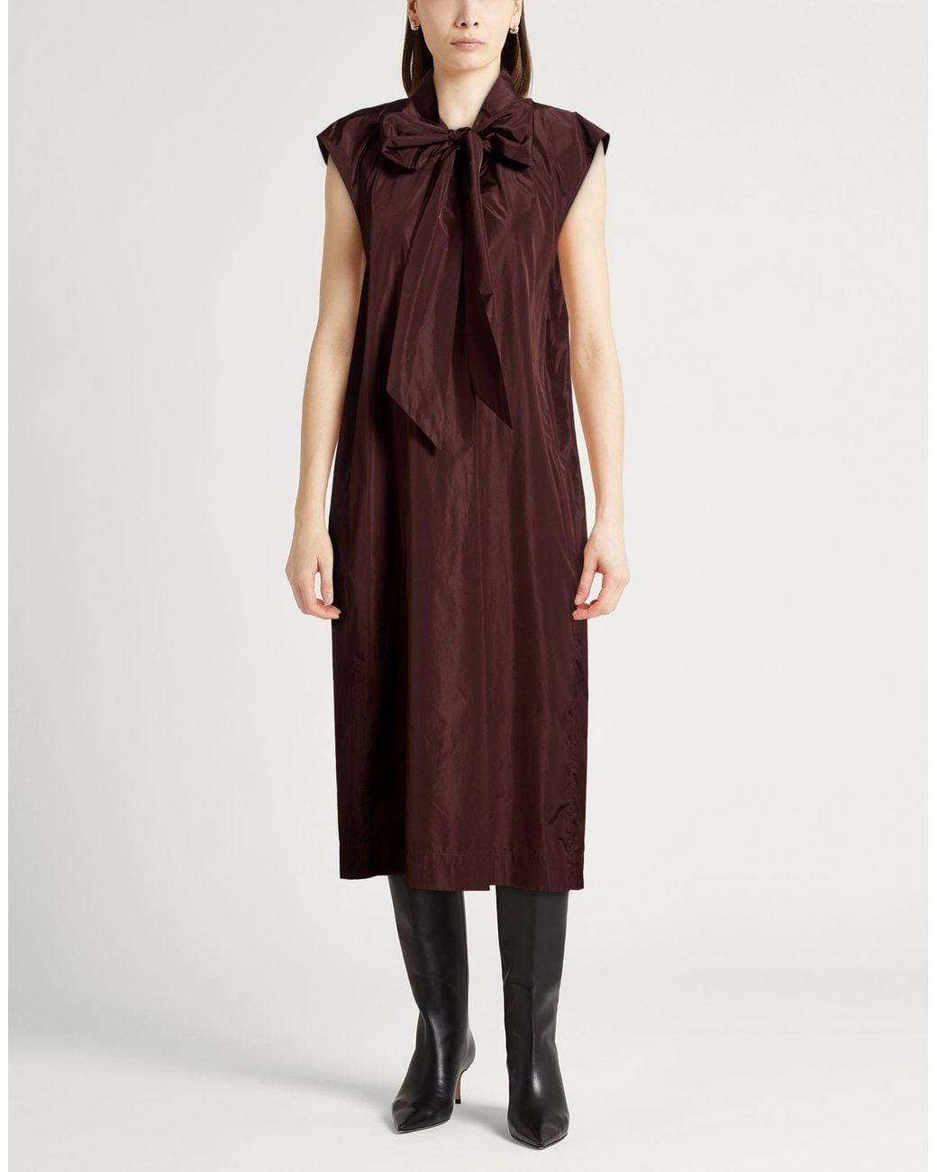 Fabiana Filippi Purple Midi Dress
