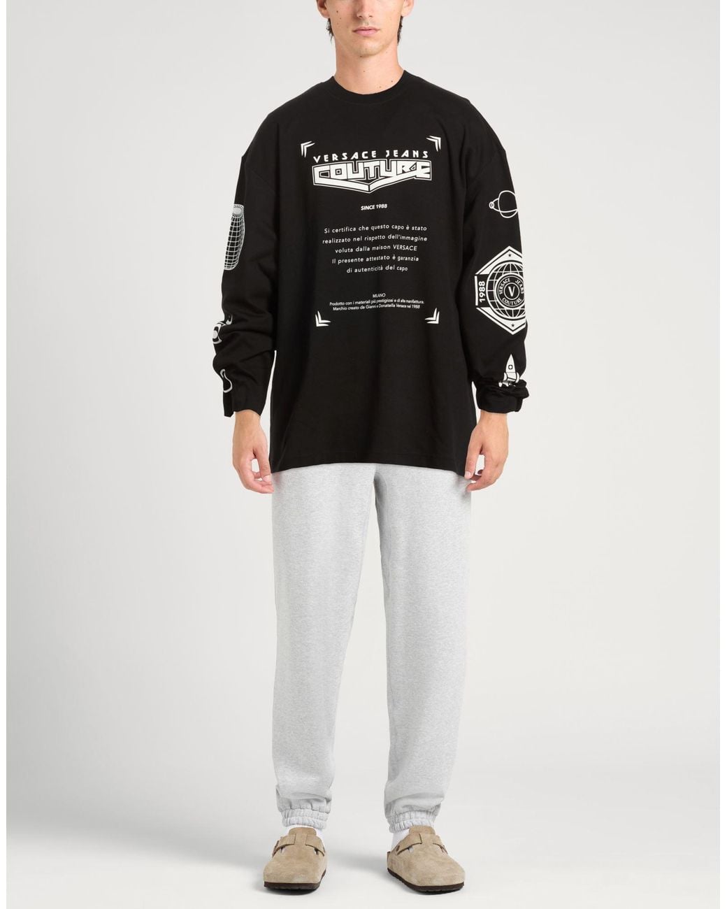 Versace Jeans Couture Black T-Shirt for men