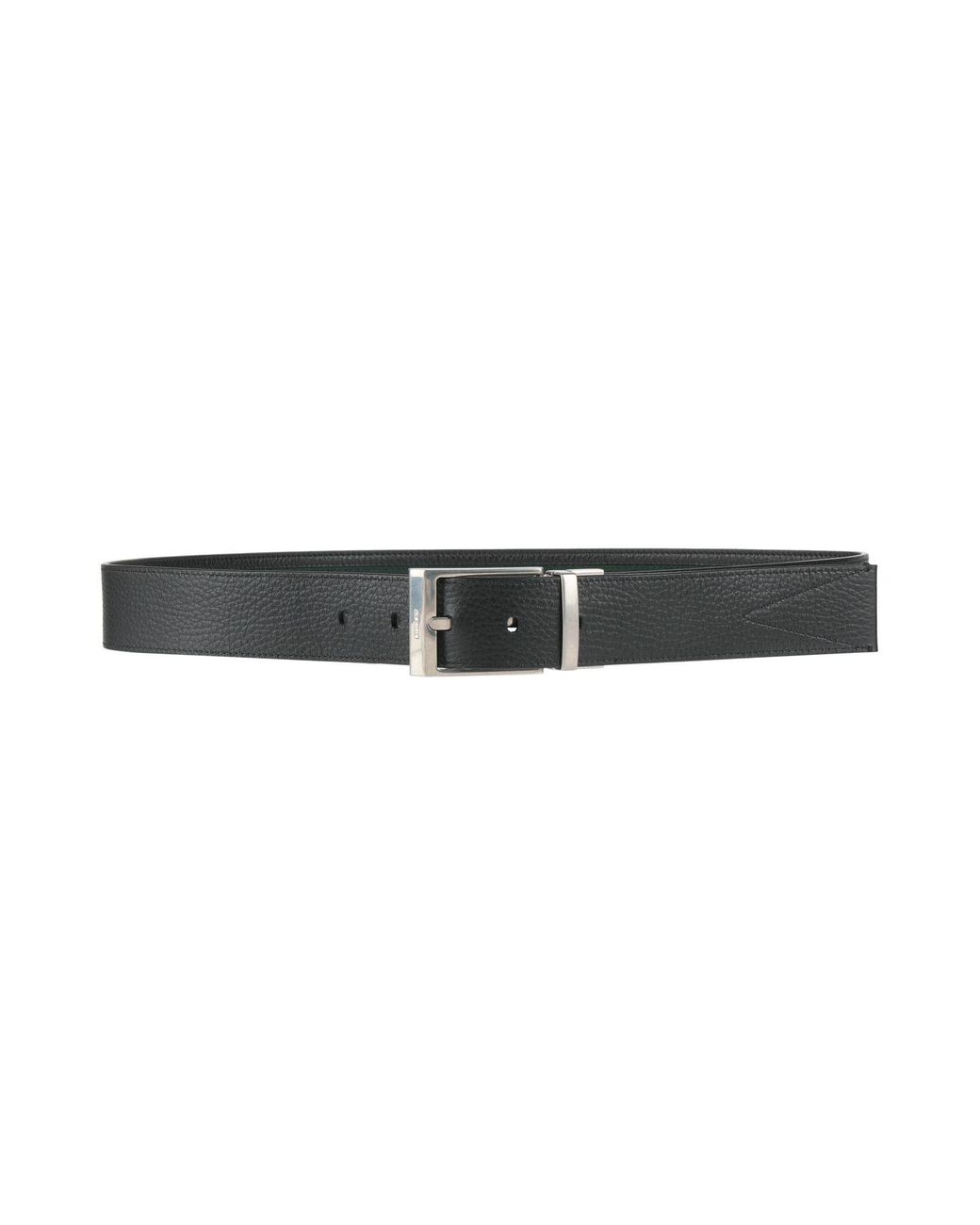 Bally Green Dark Belt Leather, Textile Fibers for men