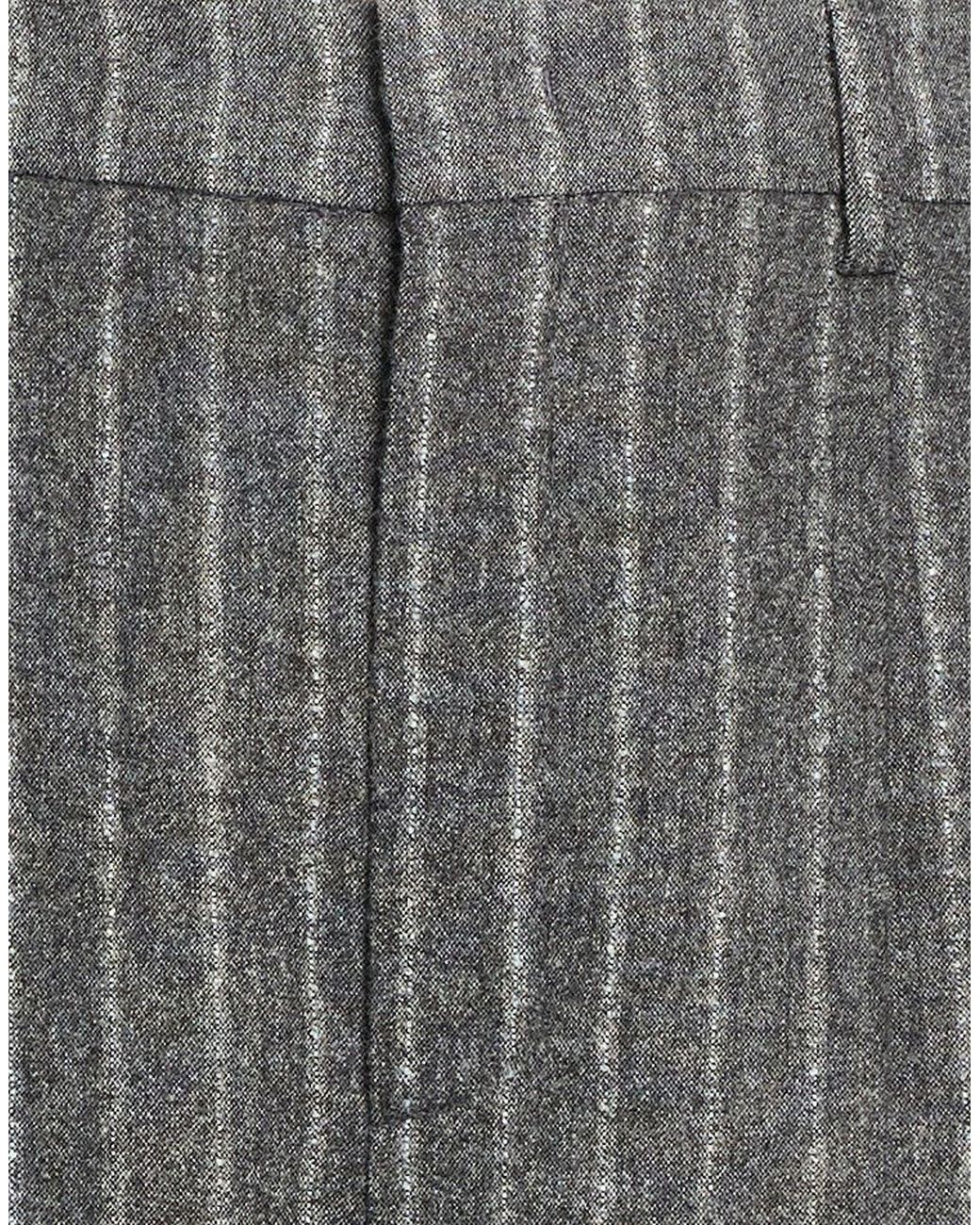 Rossi Gray Charcoal Pants Wool, Polyester, Viscose, Polyamide, Elastane