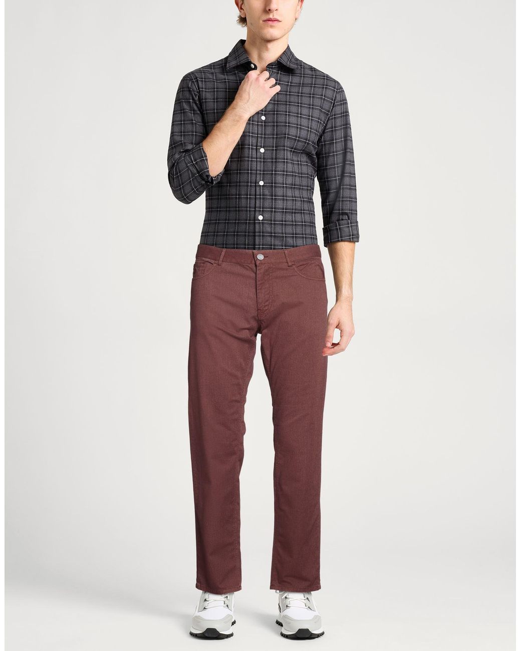 Trussardi Red Trouser for men