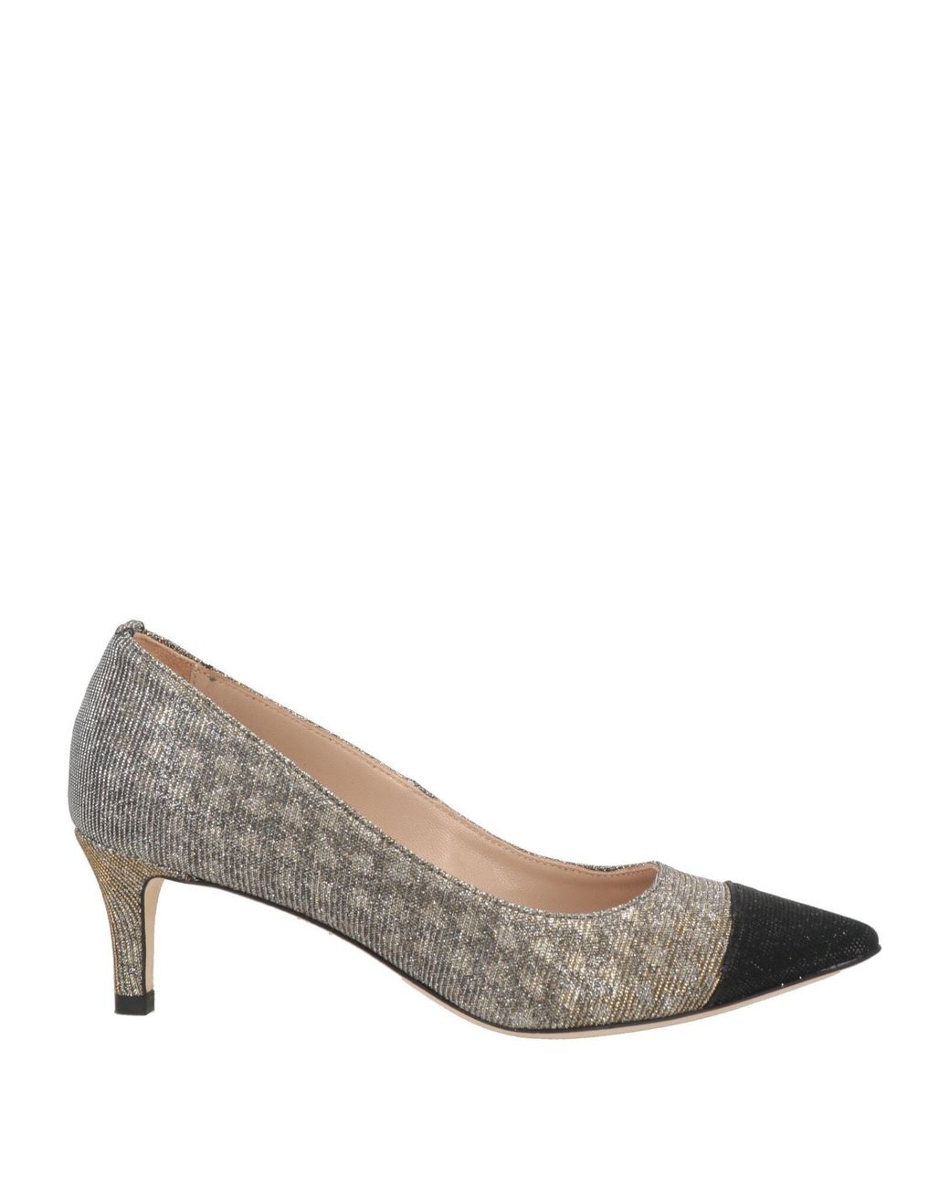 Walter Violet Gray Pumps Leather