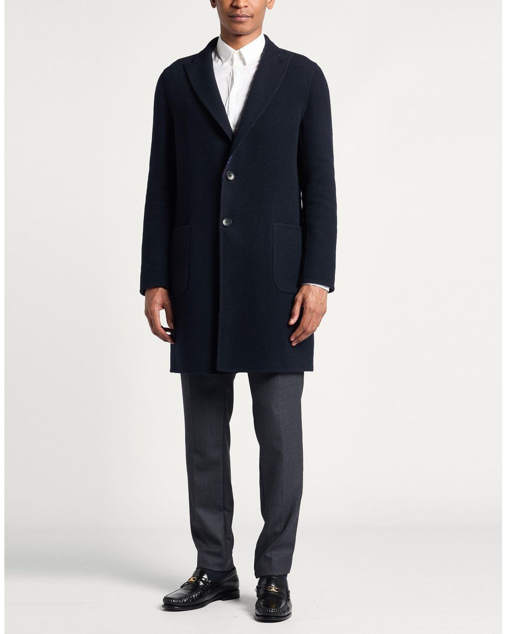 Cappotto di Etro in Blue da Uomo