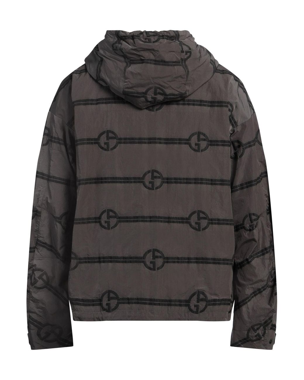 Giorgio Armani Black Jacket Polyamide, Polyester for men