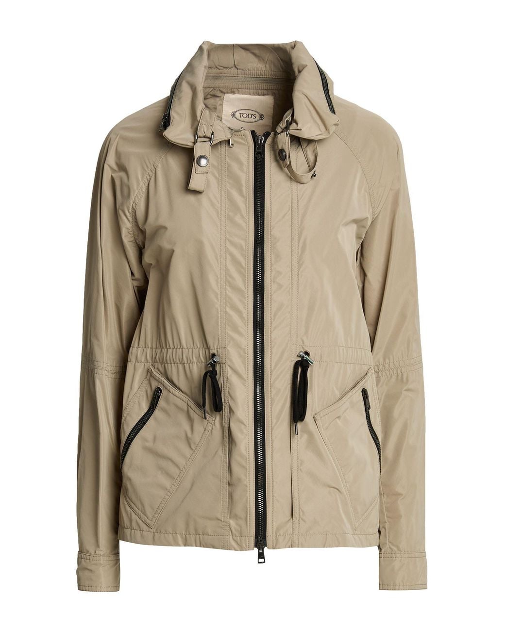 Tod's Natural Sand Jacket Polyamide, Viscose