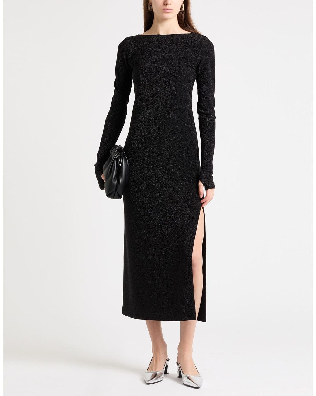 Ottod'Ame Black Midi Dresses