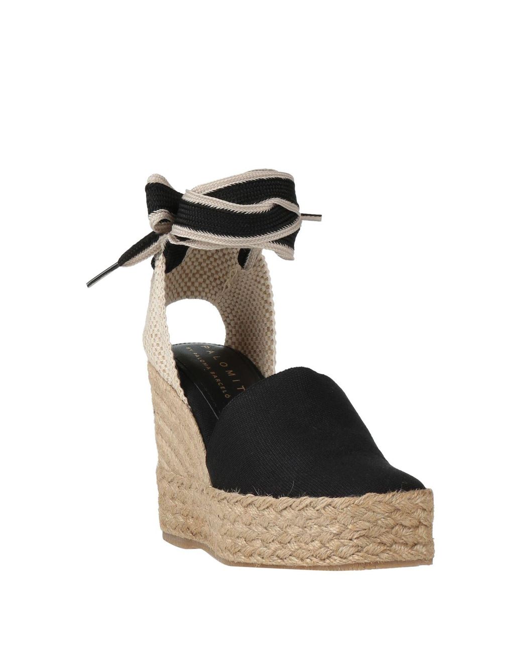 Palomitas By Paloma Barcelo' Black Espadrilles Textile Fibers