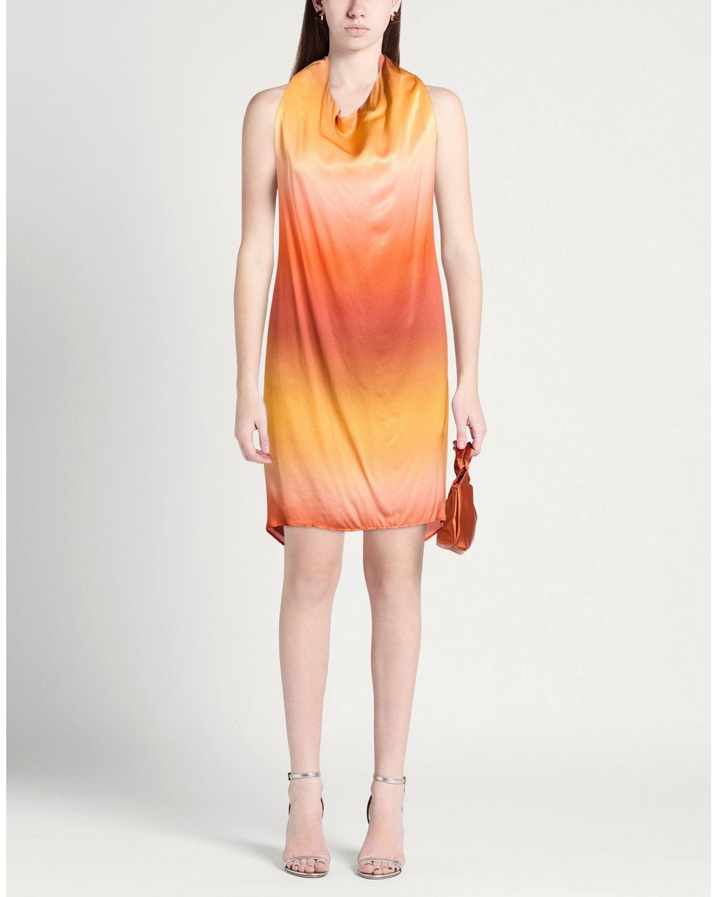 Sisters Orange Mini Dresses