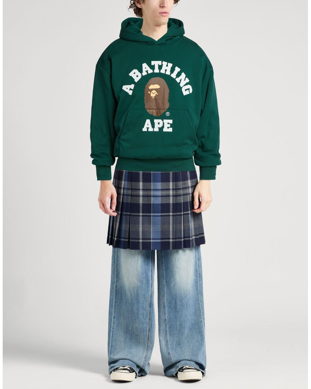 A Bathing Ape Green Sweatshirt for men