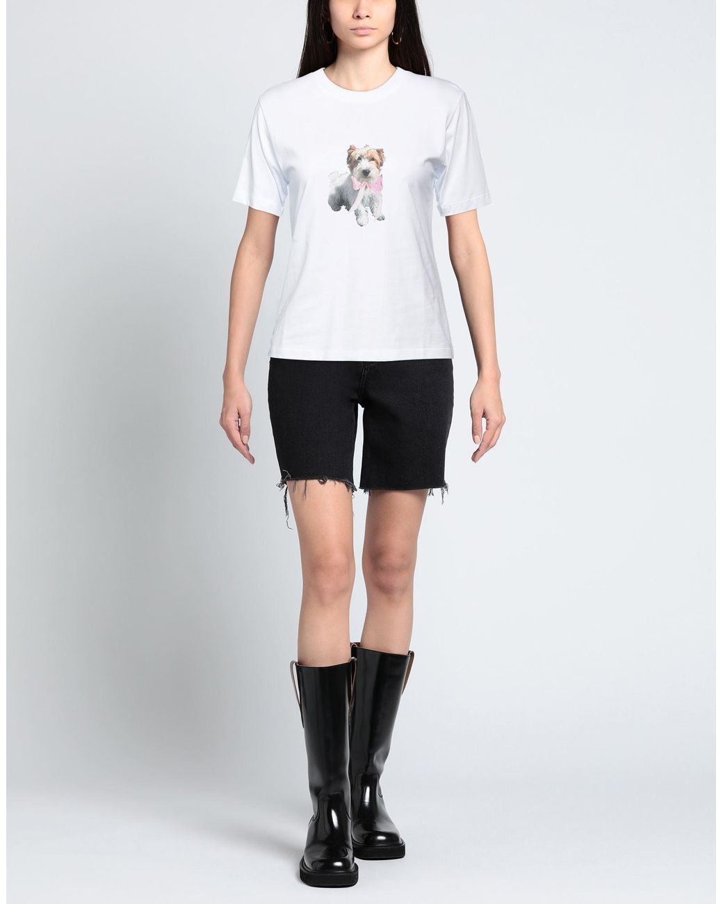 MSGM White T-shirt