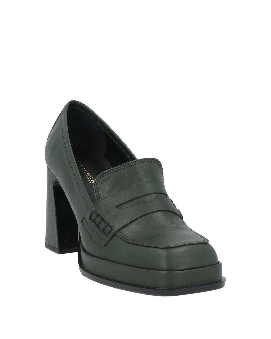 Elvio Zanon Green Loafers