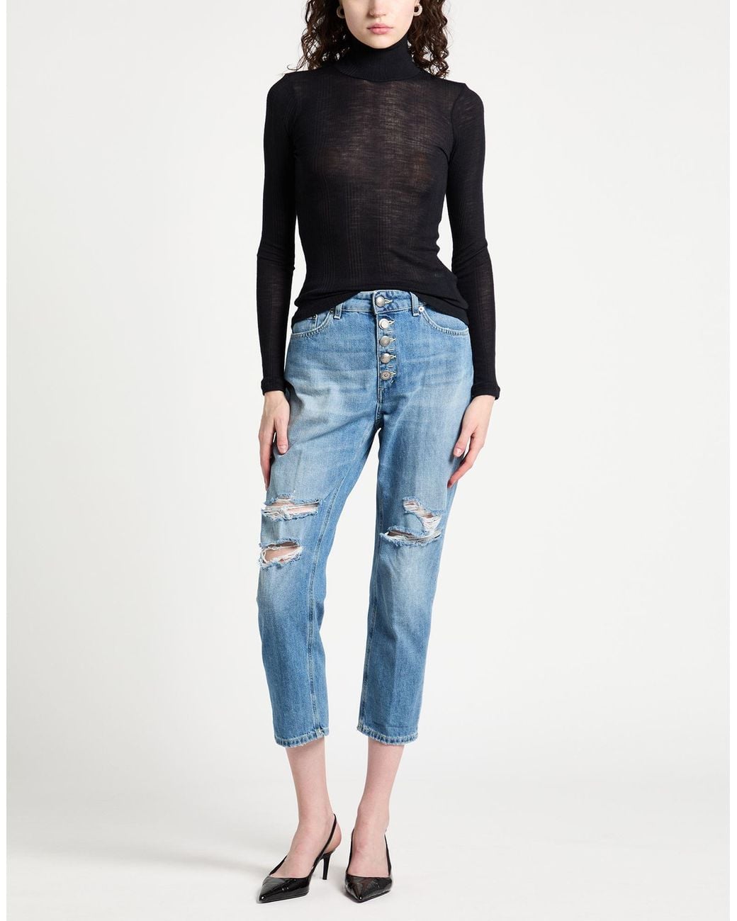 Dondup Blue Jeans Cotton