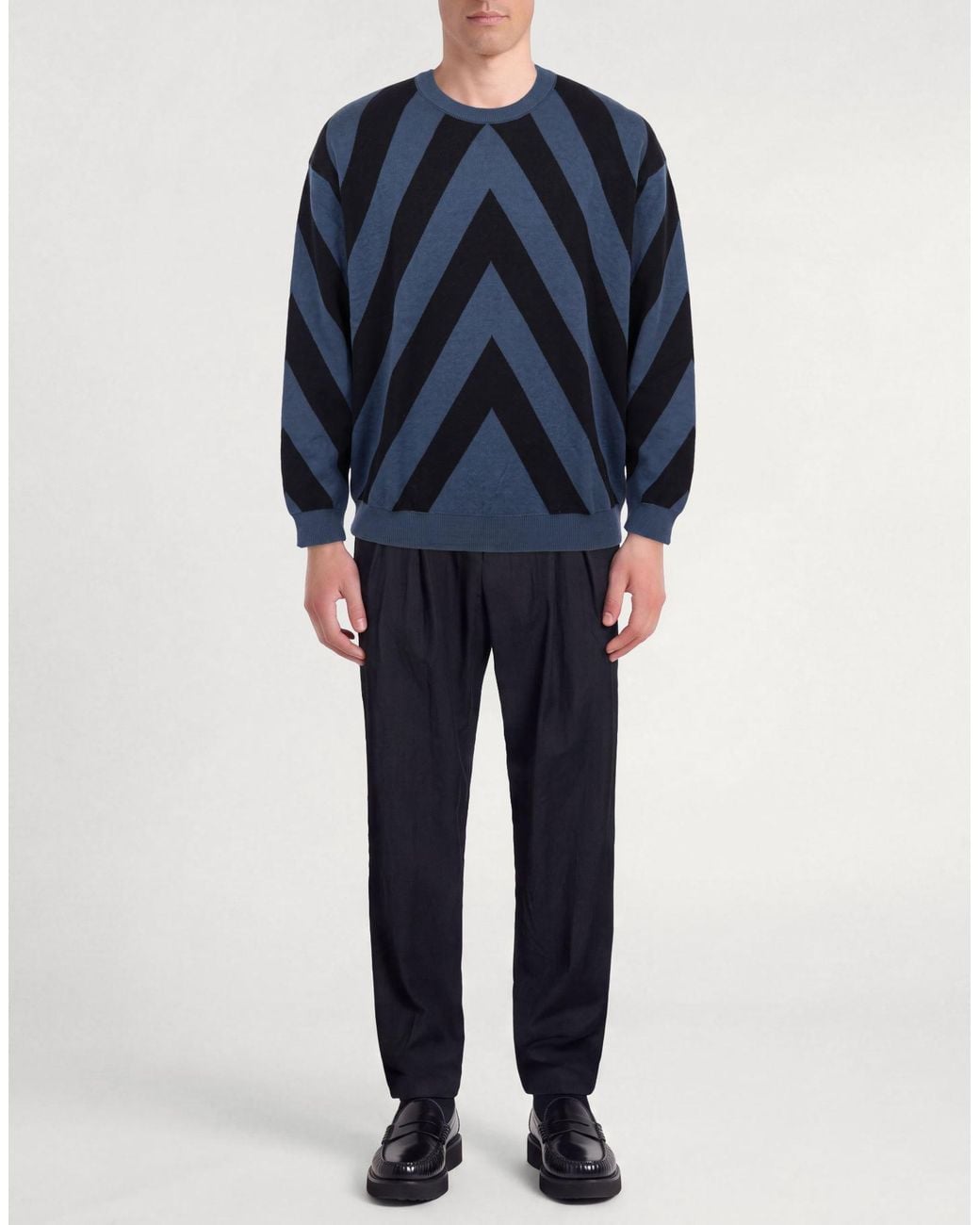 Emporio Armani Blue Sweaters for men