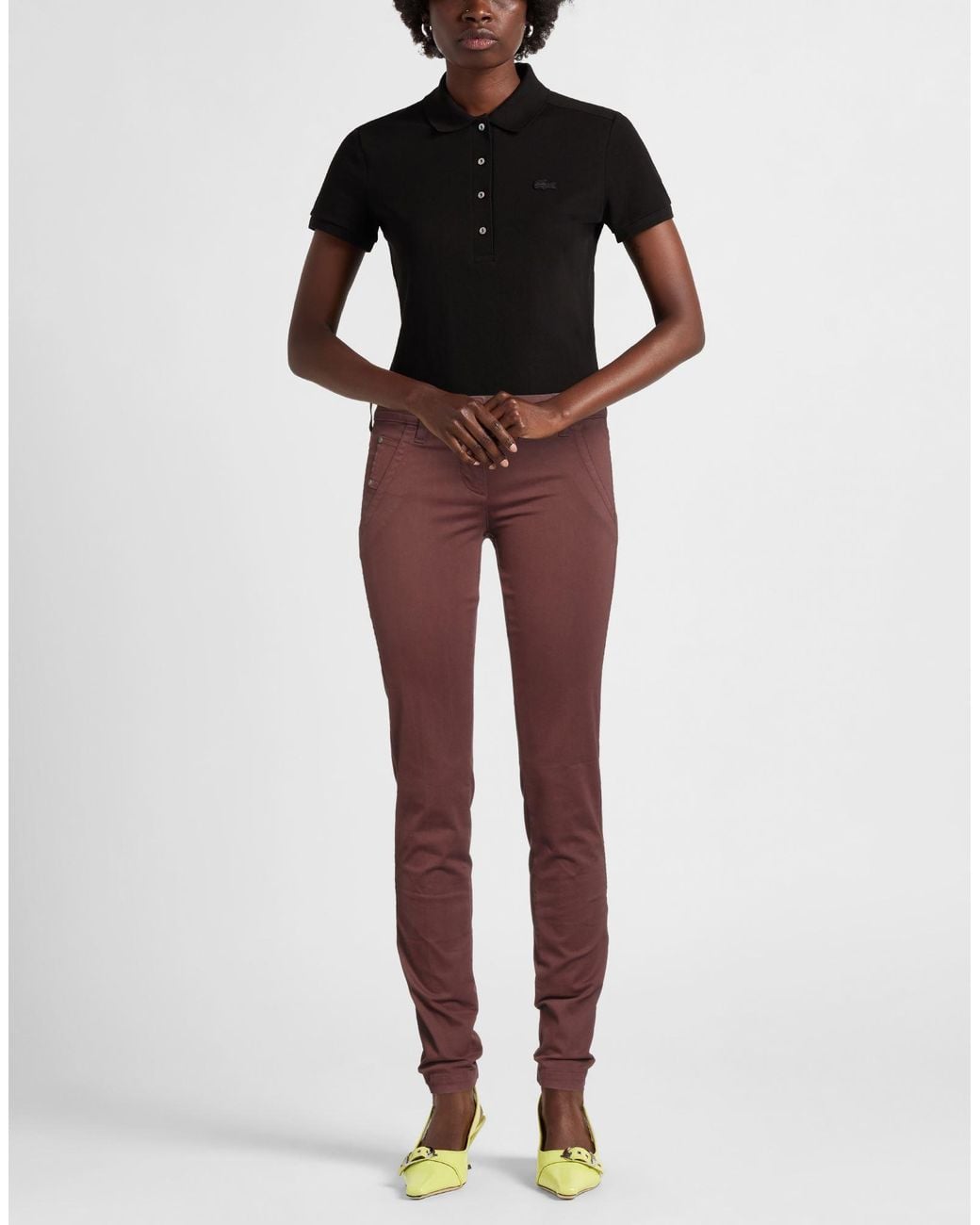 Jacob Cohen Purple Pants Cotton, Viscose, Polyester, Elastane
