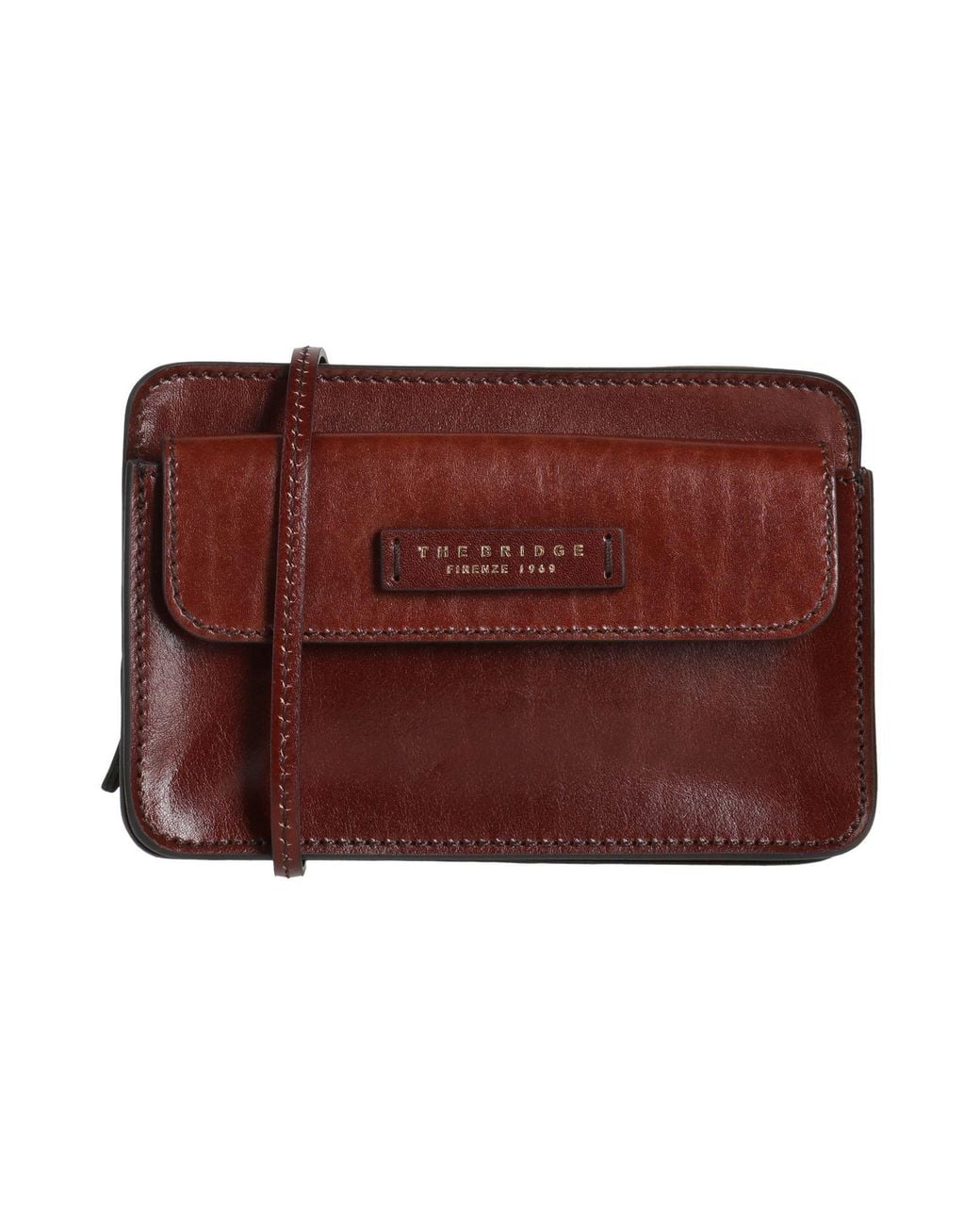 The Bridge Red Cross-Body Bag Leather
