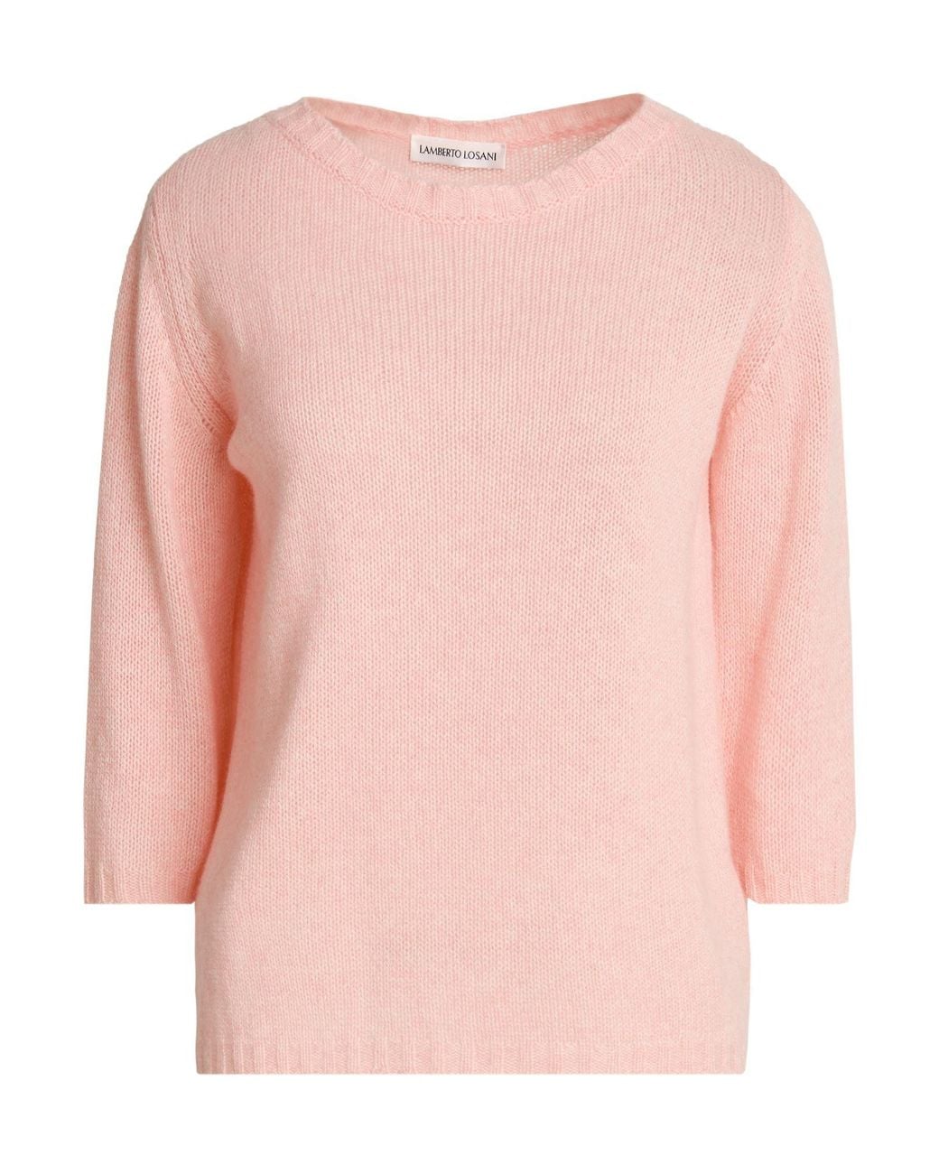 Lamberto Losani Pink Sweater Cashmere