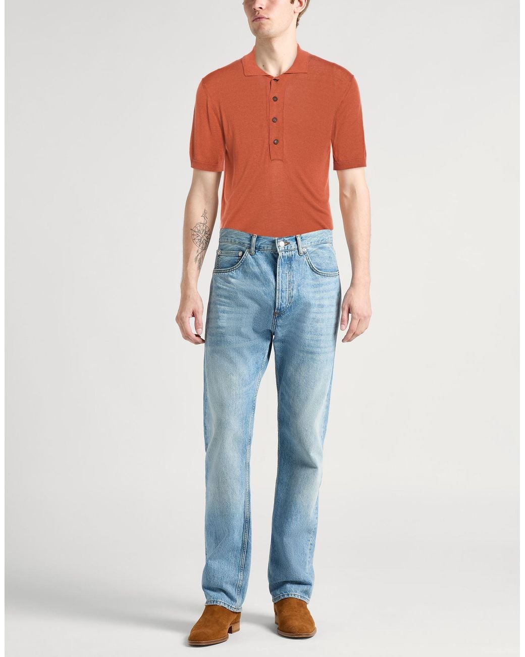 Tagliatore Orange Sweaters for men