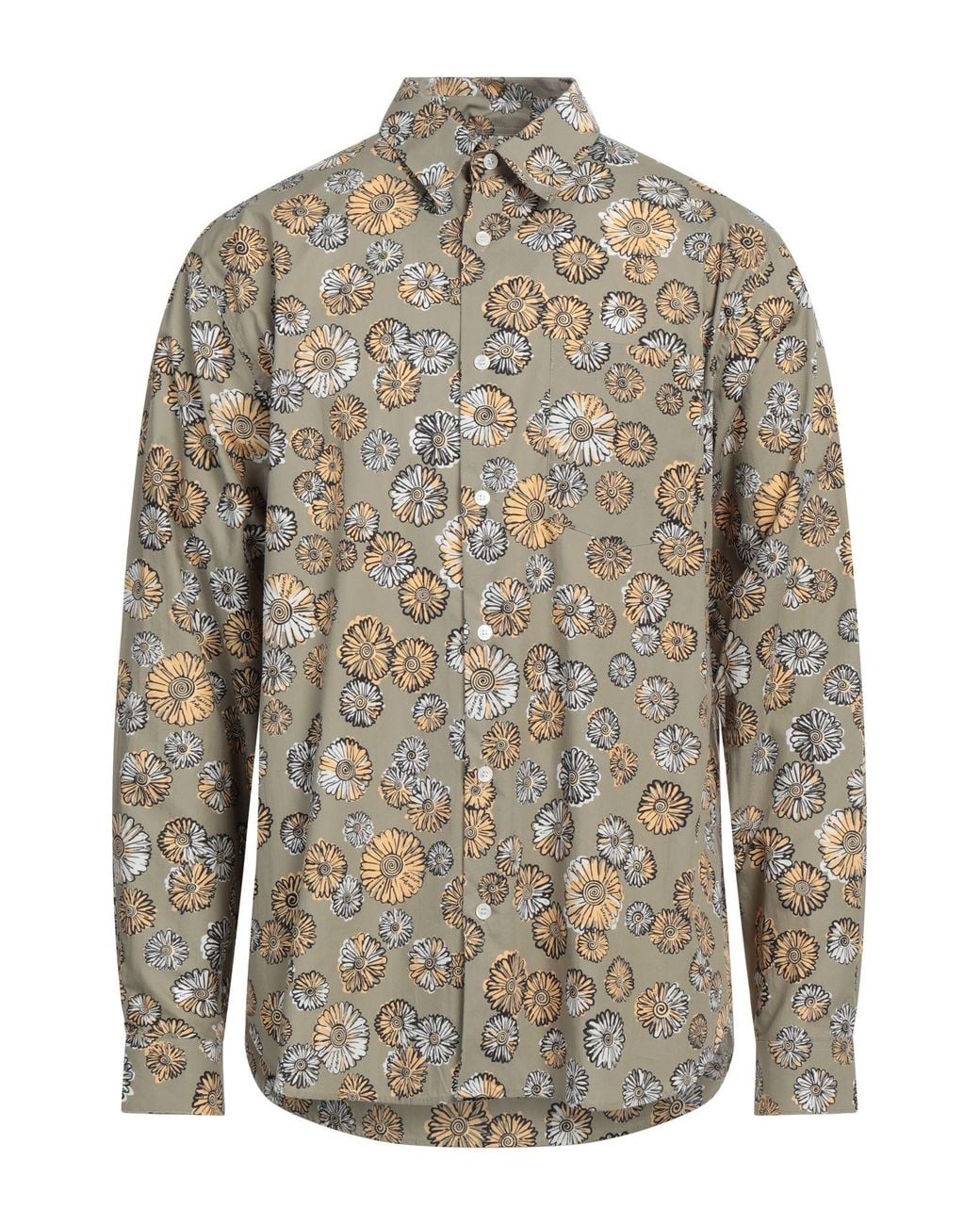 Maison Kitsuné Gray Shirt for men