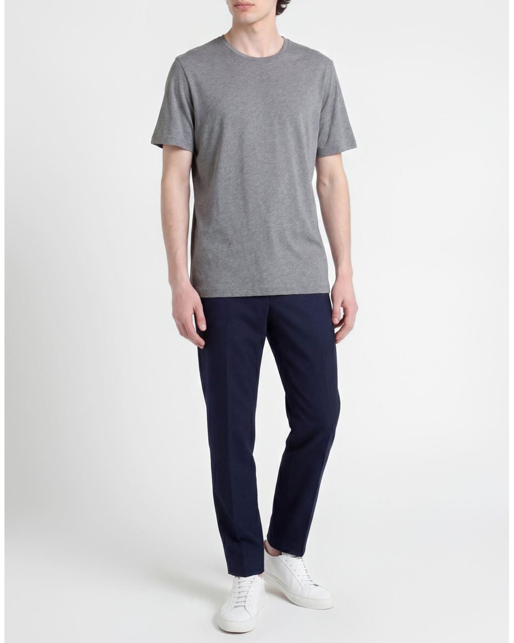 Majestic Filatures Gray T-Shirt Organic Cotton for men