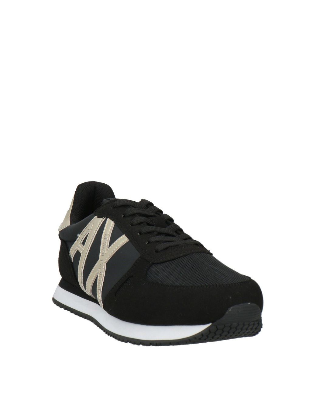 ARMANI EXCHANGE Black Trainers