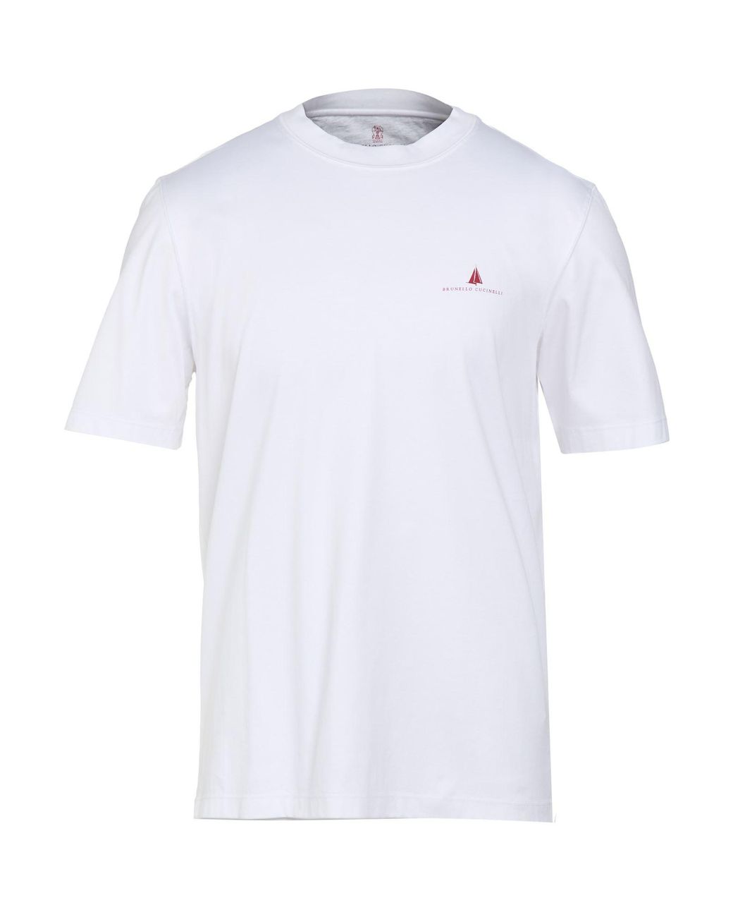 Brunello Cucinelli White T-Shirt Cotton for men