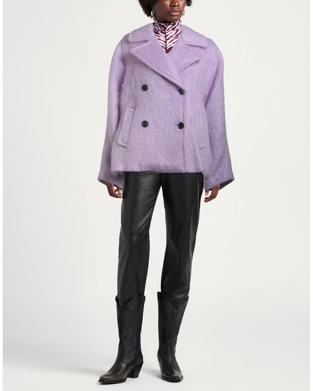 Il Cappottino Purple Coat