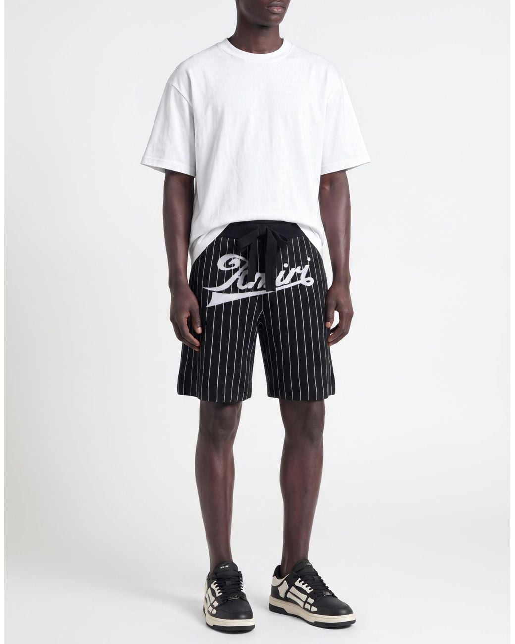Amiri Black Shorts & Bermuda Shorts Wool for men