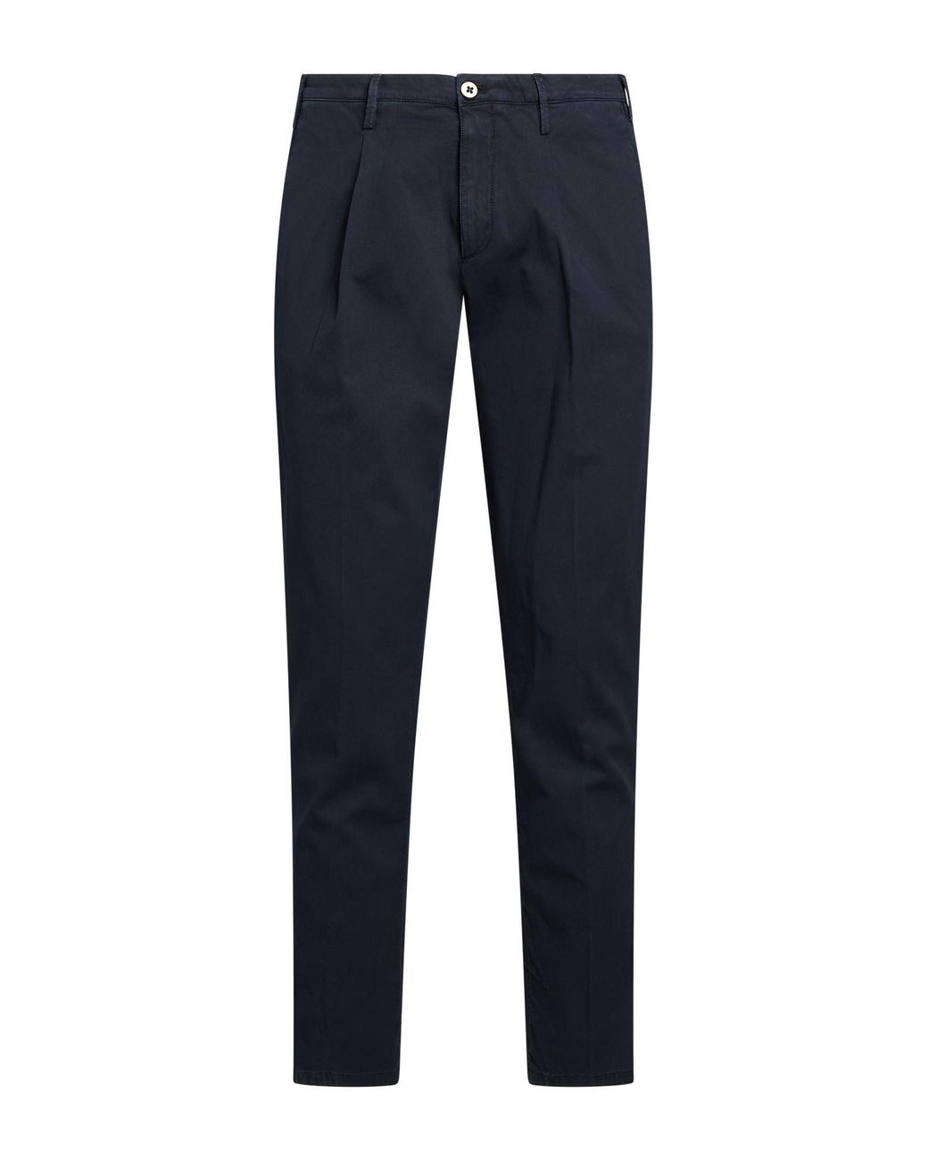 Michael Coal Blue Midnight Pants Cotton, Elastane for men