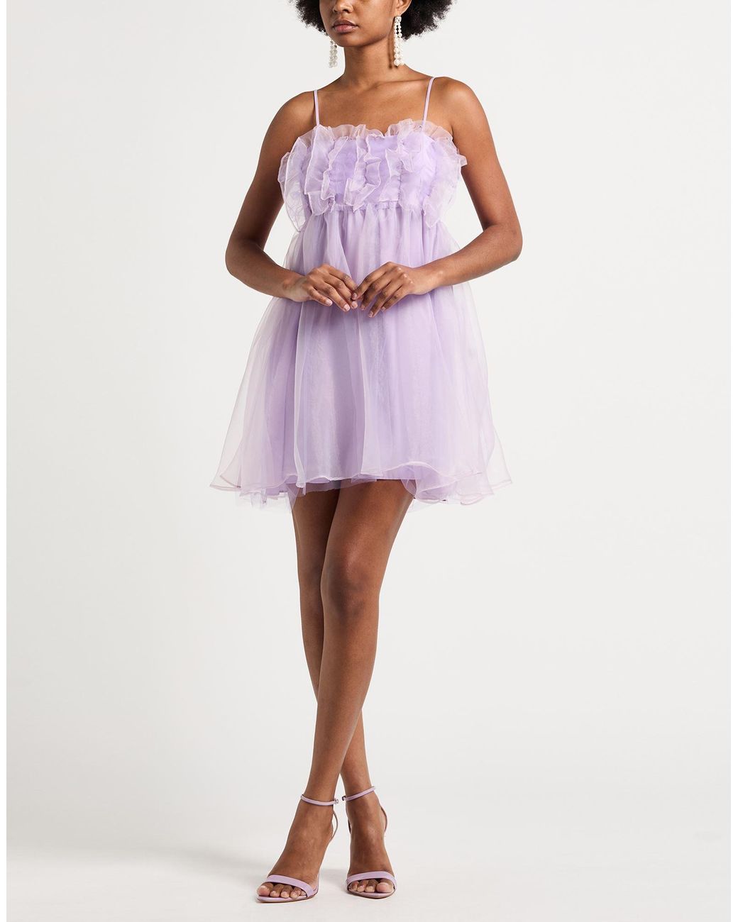 Twinset Purple Mini Dress