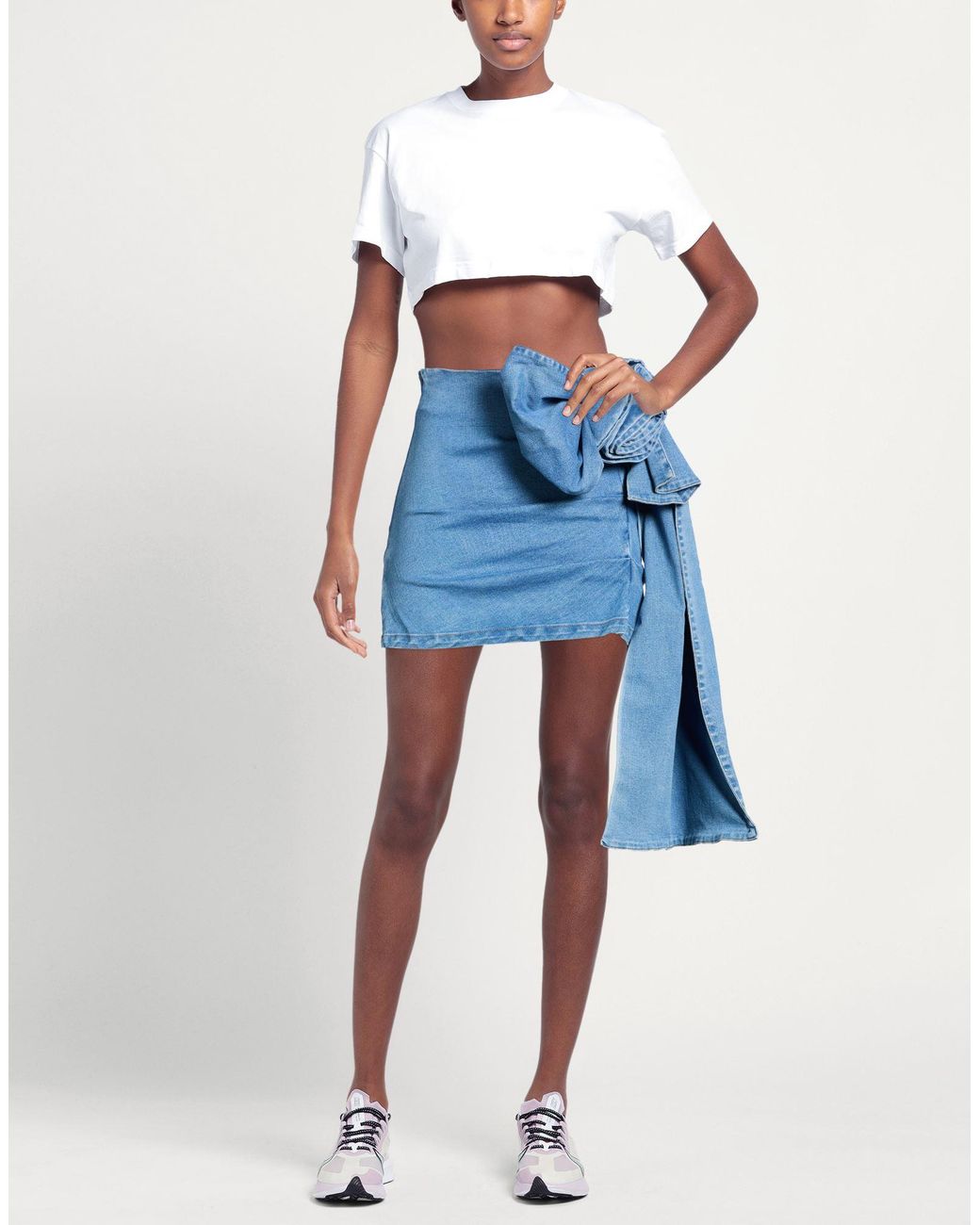 No Secrets Blue Denim Skirt