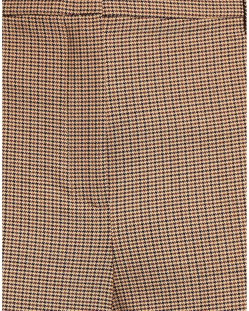 Marella Brown Pants Polyester, Virgin Wool, Elastane