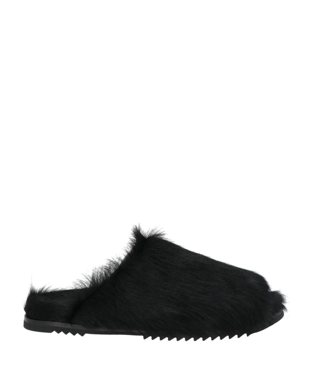 Rick Owens Black Sandals Leather